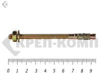 Анкер клиновой  6х 95, желтый цинк (10шт)