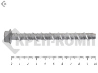 Анкер-шуруп по бетону 12х100 мм, CON-R (50 шт)