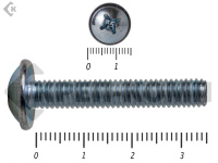 Винт с прессшайбой DIN967 6х35 (2000шт)