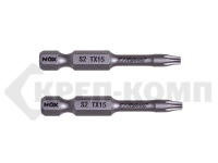 Бита torsion E6,3 Tx15-50, 2 шт карта STRONG