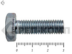 Болт полная резьба, цинк DIN933 10х 30 пр.5,8 (10шт) – фото