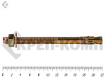 Анкер клиновой 16х220, желтый цинк (2шт) – фото