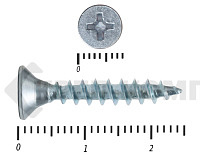 Саморез белый цинк PHILLIPS 4х25 (150шт)